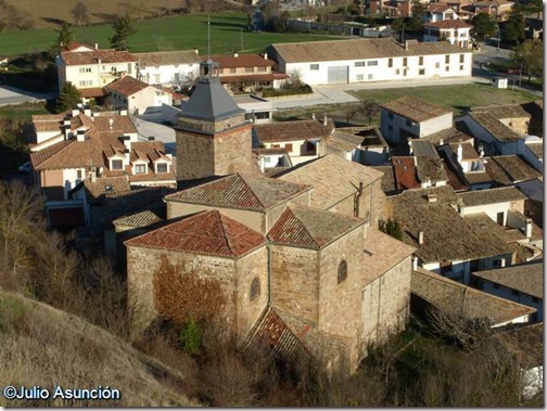 Iglesia de Monreal desde el cerro del castillo