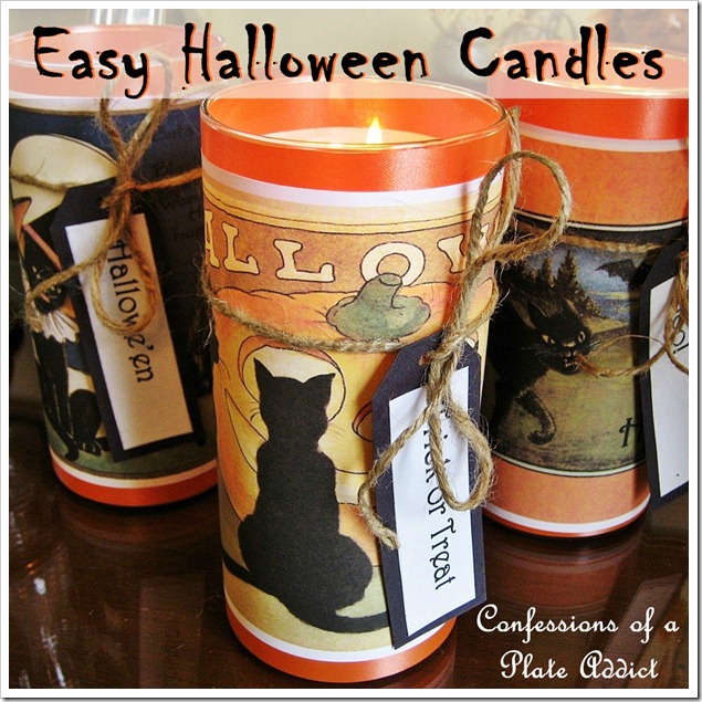 Easy Halloween Candles Easy Halloween Candles