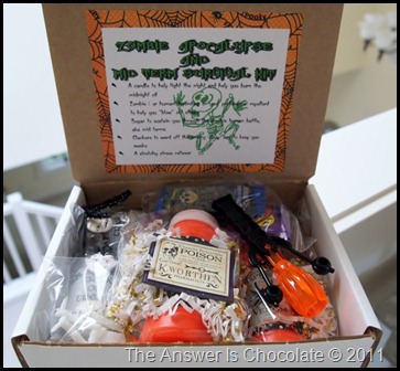 The Answer Is Chocolate: Reverse Trick or Treat: Mid-Term Survival Kit
