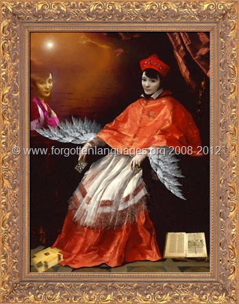 Painting Portrait of cardinal Roberto Ubaldini- © www.forgottenlanguages.org