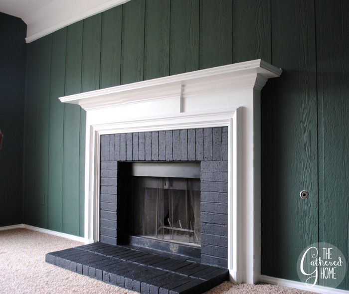 Dining Room Updates: New "Chard" Paint Color Phase 1 of The Gathered Home