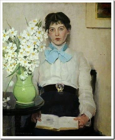 Duncan - Woman with flowers