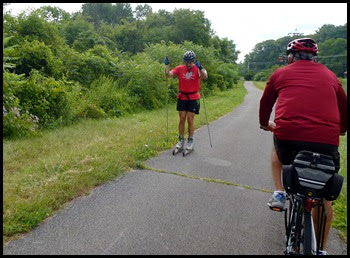 02j - Mohawk River (Erie Canal) Bike Trail heading NW - yep it's a multi-use trail
