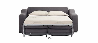 De día Friend es un sofá muy cómodo y de noche una confortable cama