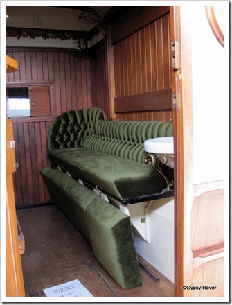 Interior of an International Gypsy Wagon.