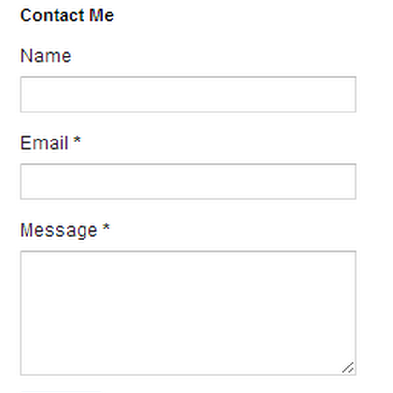 Create Separate Contact Page in Blogger