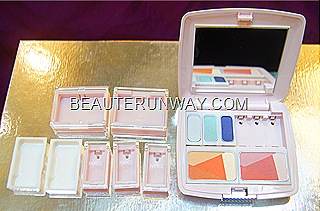 FANCL eye and cheek colours in compact case