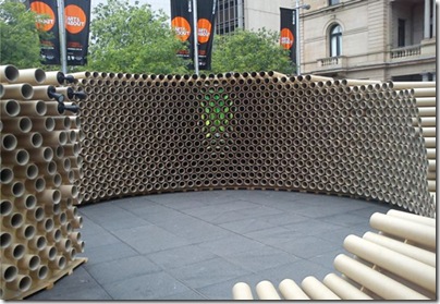 recycled-cardboard-tubes-pavilion-hollow-wall
