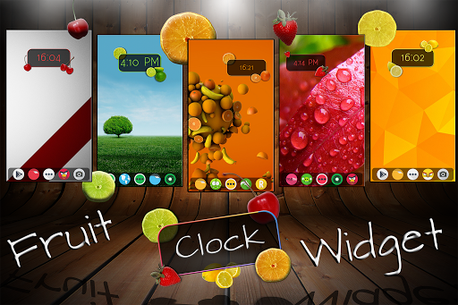 Fruit Clock Widget