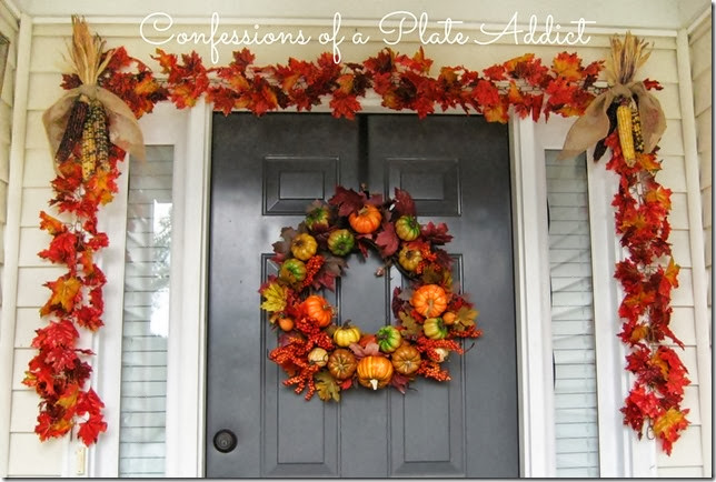 CONFESSIONS OF A PLATE ADDICT Fall Wreath and Garland