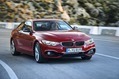 BMW 435i Coupé Sport Line, Melbourne Rot, 306 PS, 400 Nm, Interieur: Leder Dakota Schwarz, Alu Längsschliff fein, Akzentleiste korallrot matt BMW 435i Coupé Sport Line, Melbourne Rot, 306 PS, 400 Nm, Interieur: Leder Dakota Schwarz, Alu Längsschliff fein, Akzentleiste korallrot matt