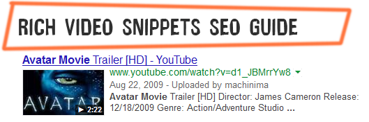 rich video snippets seo