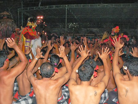 Kecak, dans masculin in Bali