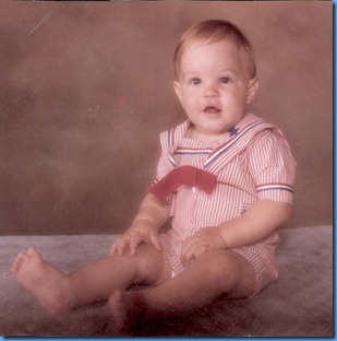 Bryan Burgess McClay as a baby