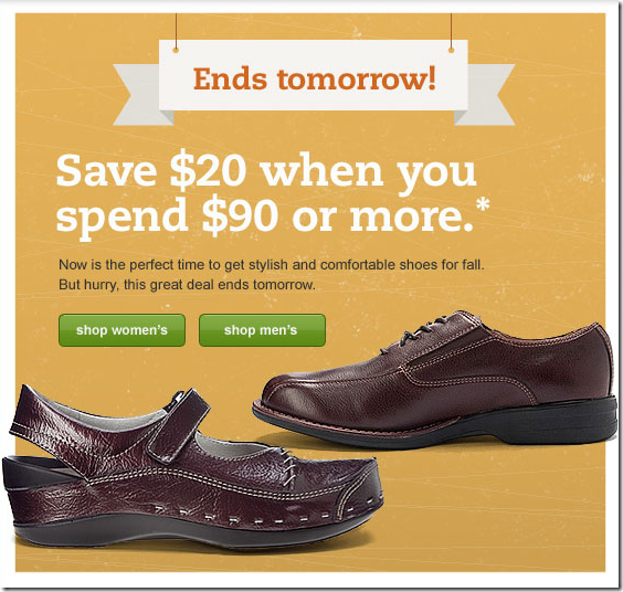online shoes 25%