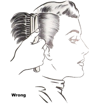 Wrong way to brush out - Pin Curls 101 | Lavender & Twill
