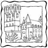 WORLD FAMOUS LANDSCAPES COLORING PAGES