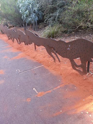 Cheetah Stride Sculpture