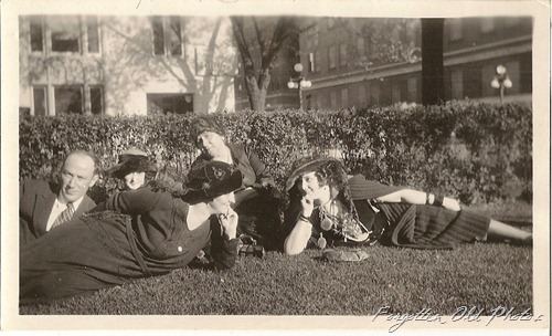 Lounging on the grass DL Antiques