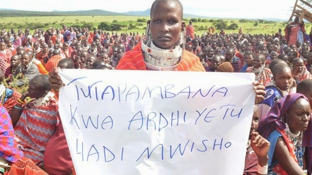 _67022111_a_maasai_woman_holds_a_sign_that_reads_in_swahili,_'we_will_fight_for_our_land_until_the_end'