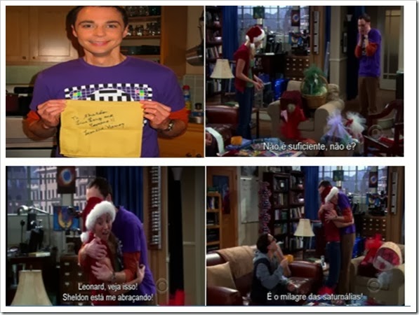 Primeiro abraço de Sheldon Cooper