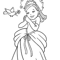 PINTAR DIBUJOS DE PRINCESAS