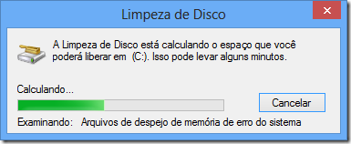 Limpeza de Disco do Windows 8