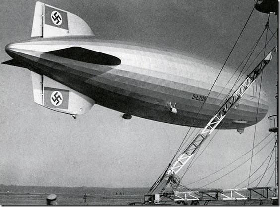 Hindenburg with reworked fin - summer 1936