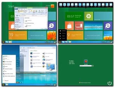 Convert Windows XP into Windows 8 - 8 skin pack
