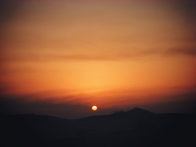 desert sunset 2