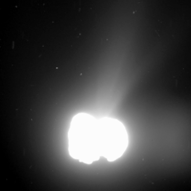atividade no cometa Churyumov-Gerasimenko