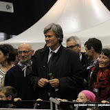 Michel Berhocoirigoin à sa droite, Maryse Cachenaut à sa gauche le ministre Stéphane Le Foll était bien entouré