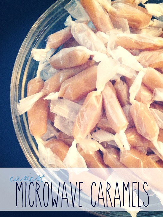 6 Minute Microwave Caramels