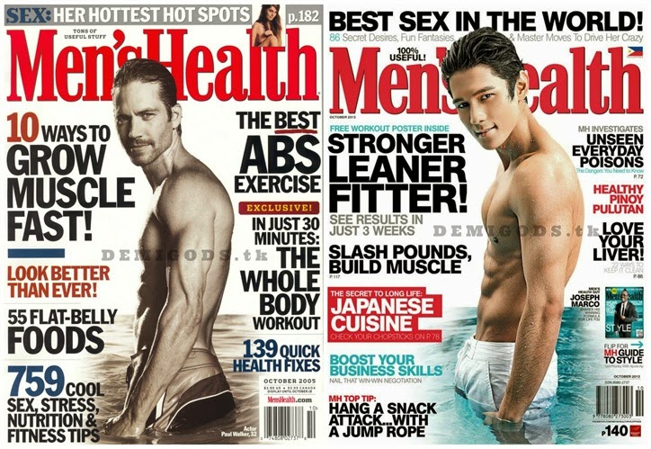 Joseph Marco Paul Walker Men's Health cover