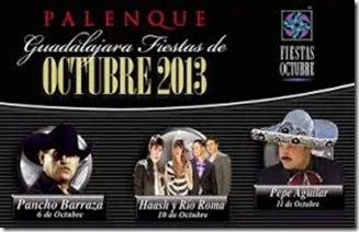Boletos Palenque Fiestas de Octubre 2013 en Guadalajara