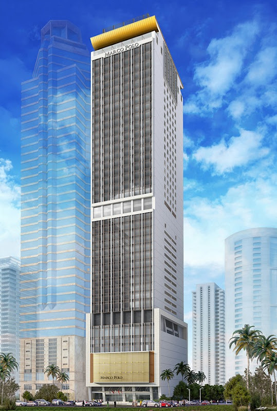 Marco Polo Ortigas Manila_Full Exterior Front_Rendering Marco Polo Ortigas Manila_Full Exterior Front_Rendering