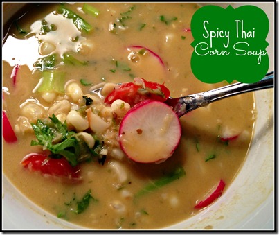 spicy thai corn soup