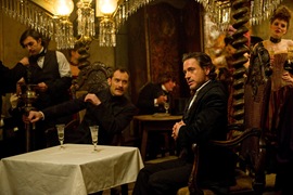Jude Law and Robert Downey Jr (Sherlock Homes: A Game of Shadows)