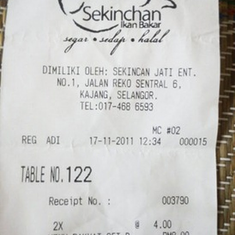 Lunch hour RM4.00 di Sekinchan