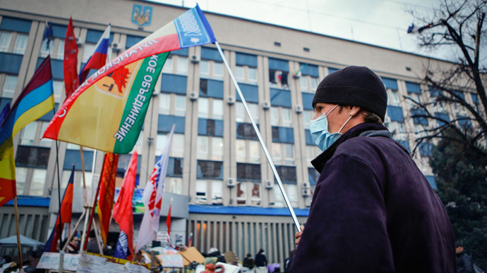 Luhansk protest