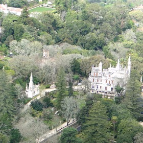 Vista do Castelo dos Mouros - Quinta da Regaleira