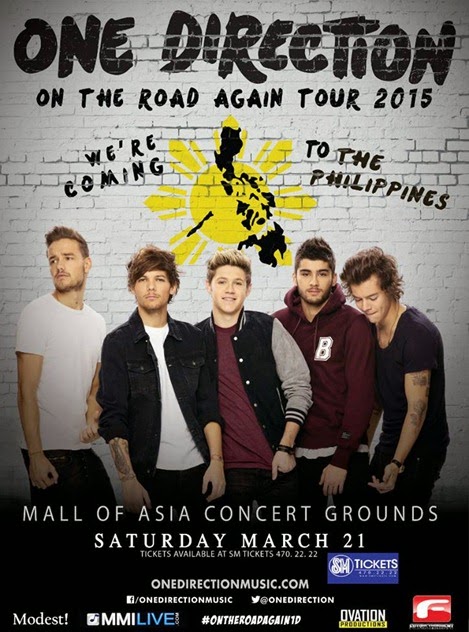 One Direction On the road again tour Manila Philippines 2015