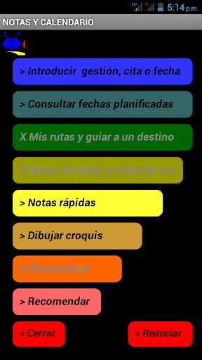 Agenda de notas y reuniones F