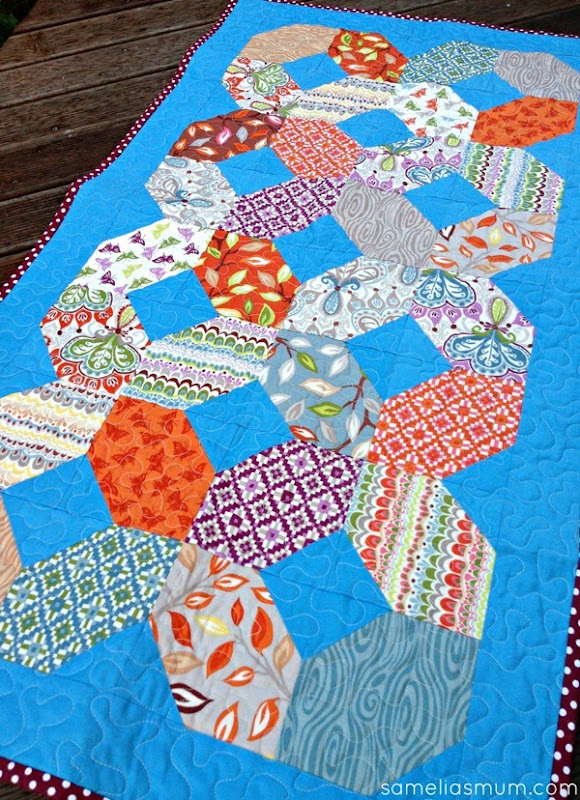 Entwined Quilted Table Runner Tutorial