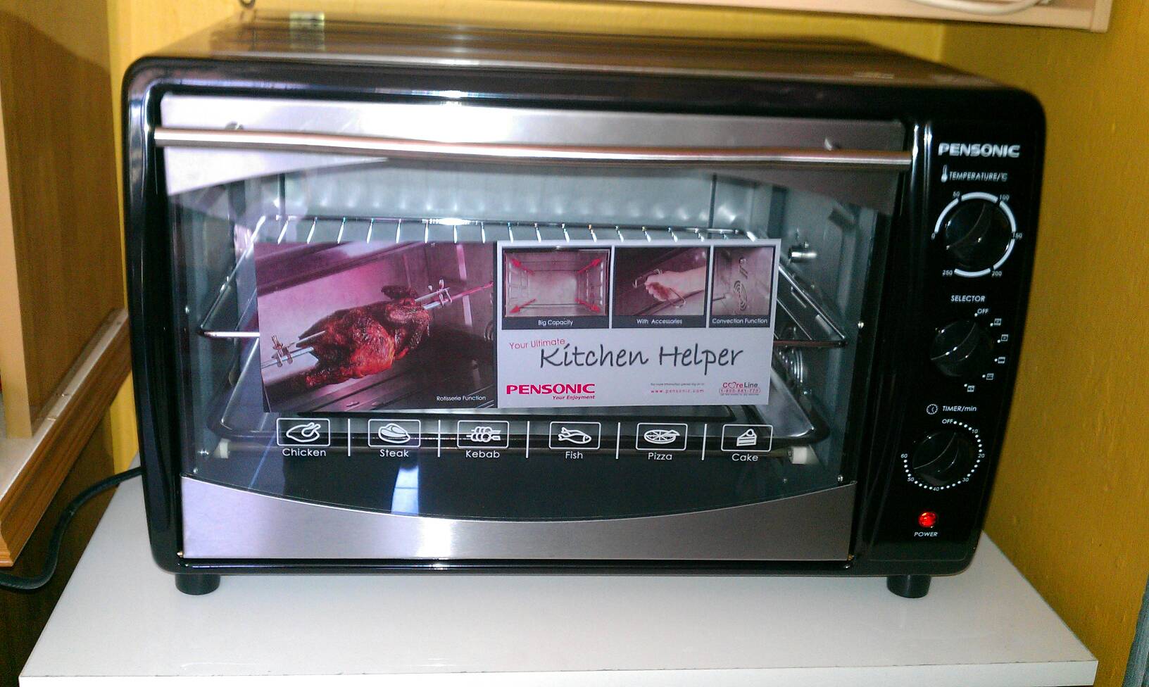 Saya simpan resipi di sini ;): My New Oven.;)
