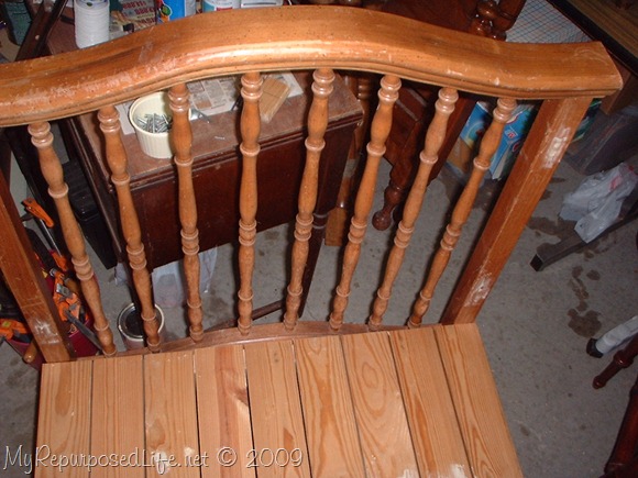 how to make a bench out of a crib