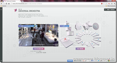 Google Chrome Web Lab - Universal Orchestra