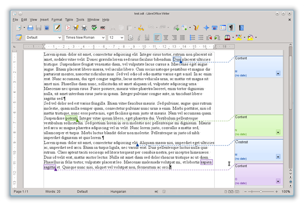 Desktop publishing con LibreOffice Writer.
