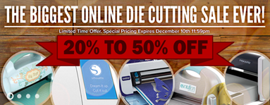 Die Cutting sale on scrapbook.com