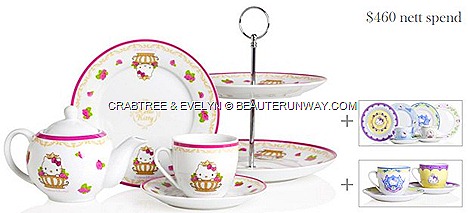 HELLO KITTY PORCELAIN SAUCER WITH STAND 